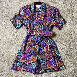 VTG Floral Jumpsuit